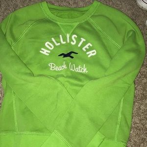 Green hollister sweatshirt